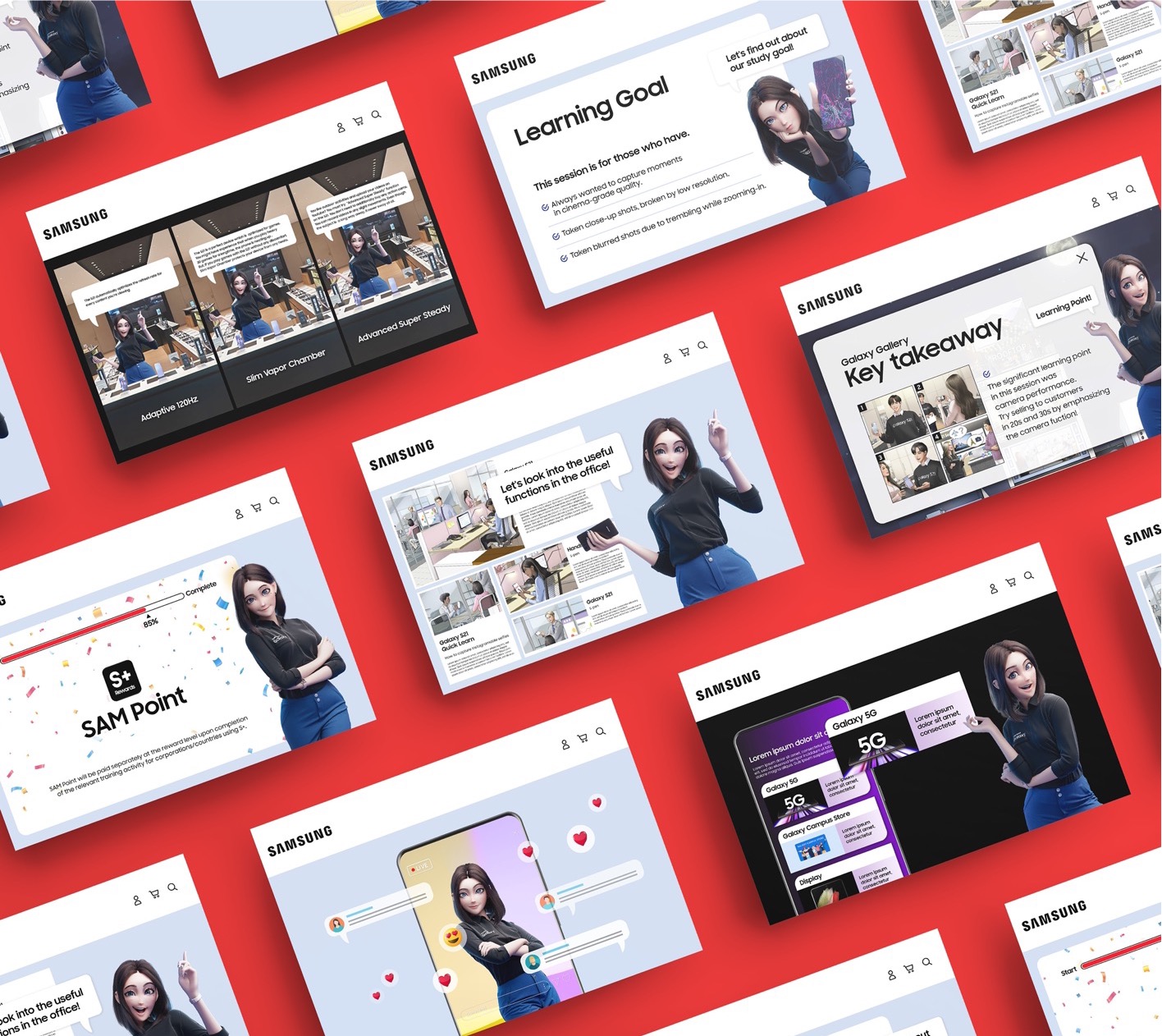 Samsung Dotcom Contents Design